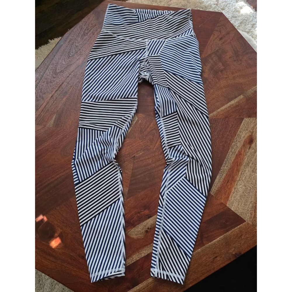 Women's Old Navy‎ Active Leggings Navy/White Size S